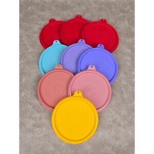 9 Tupperware A Lids ~ A Seals "A" Bundle